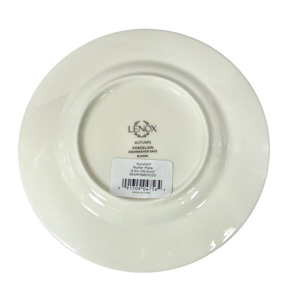 Lenox Autumn 3-Piece Place Setting Ivory Fine China with 24-Karat Gold  New - Picture 6 of 16